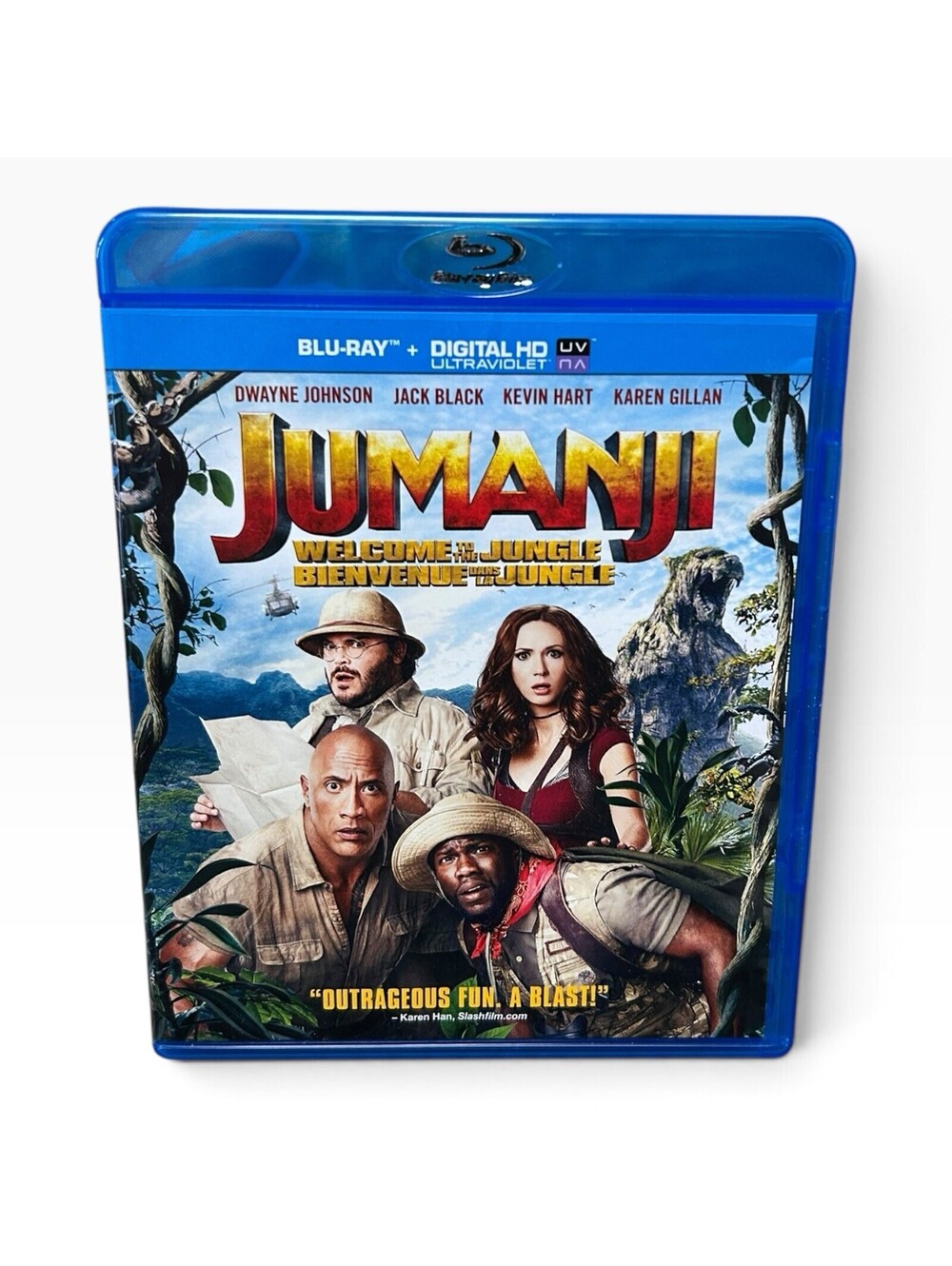 Jumanji Welcome to the Jungle Blu-ray Minor Case Wear